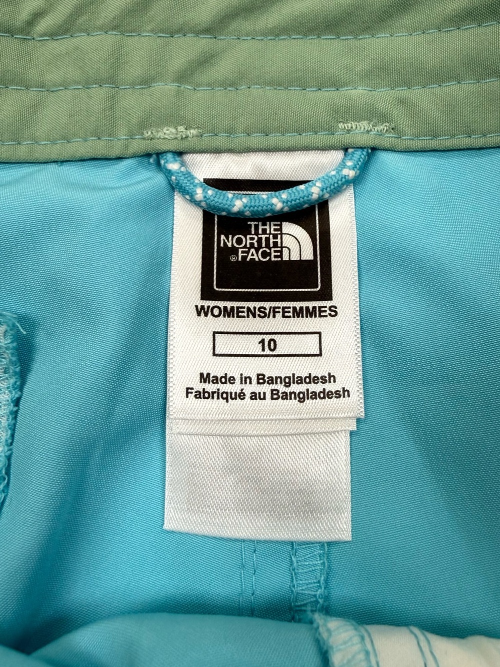 The North Face Women's Blue Board Shorts Swim Surf Beach Size 10 Lace Up - Picture 3 of 11
